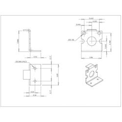 Solarbotics 143:1 Gear Motor Steel Mount