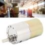 XD-37GB520 DC Reduction Motor , Controllers Motor Speed Controllers Electric Gearbox with Bracket Governor Adjustable Low Speed 24V CW/CCW for Micro Machinery[50rpm/min ]