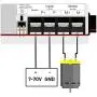 7-70V 30A PWM DC Motor Speed Controller Regulator 12V 24V 36V 48V 60V for Fan, Blower Motor, Wiper Motor, Car Truck Adjustable Control