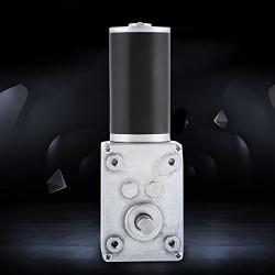 Geared Motor, 12V 200RPM 584031ZY Permanent Magnet DC Turbo Worm Geared Motor Reduction Motor