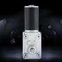 Geared Motor, 12V 200RPM 584031ZY Permanent Magnet DC Turbo Worm Geared Motor Reduction Motor