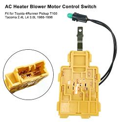 AC Heater Blower Motor Control Switch for Toyota 4Runner Pickup T100 Tacoma 2.4L L4 3.0L 1988-1998, 12837165, 8473235030, 8473289113, HS234