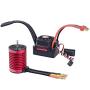 Surpass Hobby KK Series F540 4370KV Waterproof Brushless Motor Shaft 3.175mm with 45A Brushless ESC for 1/10 RC Car