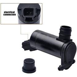 Windshield Washer Pump Replacement for Ford, Lincoln, Mercury - OTUAYAUTO Factory OE Style with Grommet 6F9Z-17664-A