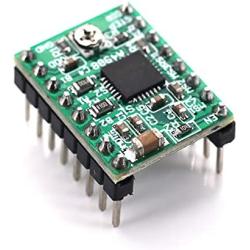 SEEU. AGAIN 5pcs A4988 Stepper Motor Driver pololu StepStick Module Board Red with Aluminum Heat Sink fit ramps 1.4 3D Printer Reprap, CNC Machine or Robotics