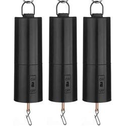 3 Pack Hanging Black Rotating Motor for Wind Spinner and Wind Chimes， Mobile Battery Operated Garden Decor Accessoy，Not Included Battery
