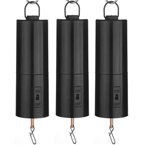 3 Pack Hanging Black Rotating Motor for Wind Spinner and Wind Chimes， Mobile Battery Operated Garden Decor Accessoy，Not Included Battery