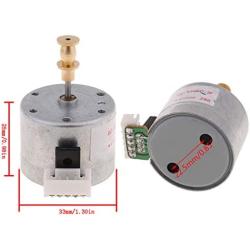 Sara-u EG530SD-3F DC5-12V 3-Speed 33/45/78 RPM Metal Turntables Motor for Record Player