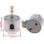 Sara-u EG530SD-3F DC5-12V 3-Speed 33/45/78 RPM Metal Turntables Motor for Record Player