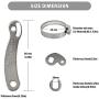 BEISGUANGS Electric Bike Accessories Universal Torque Arm Conversion Kit for ebike Front or Rear Hub Motor Wheel E Bike kit Easy Install Reinforcement