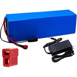 Jieoto 48V Electric Bicycles Battery Pack 48Voits 13.5AH / 15AH Lithium-ion Battery Fit for 200W 250W 350W 500W 750W 800W 1000W Electric Tricycle Motor with 54.6V Charger