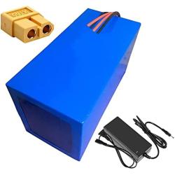Jieoto 72V Mopeds Li-ion Battery 20Ah 30Ah 40Ah Rechargeable Lithium Battery Pack Fit for Electric Scooter Golf Cart Electric Motorcycle Electric Tricycle E-Bike with Fast Charger