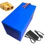 Jieoto 72V Mopeds Li-ion Battery 20Ah 30Ah 40Ah Rechargeable Lithium Battery Pack Fit for Electric Scooter Golf Cart Electric Motorcycle Electric Tricycle E-Bike with Fast Charger