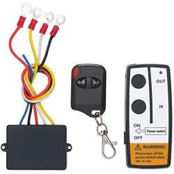 YUANGANG 12V-24V 50ft Smart Winch Wireless Remote Control Switch Set E Universal Indicator Light for Jeep Truck ATV