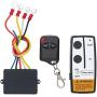 YUANGANG 12V-24V 50ft Smart Winch Wireless Remote Control Switch Set E Universal Indicator Light for Jeep Truck ATV