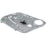 A-Premium Power Window Regulator with Panel and Motor Compatible with Kia Rio Rio5 2006-2011 Front Passenger Side