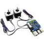 Stepper Motor HAT for Raspberry Pi,Jetson Nano Onboard Dual DRV8825 Motor Controller Built-in Microstepping Indexer Drives Two Stepper Motors Up to 1/32 Microstepping 5V 2.5A