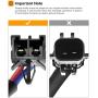 A-Premium Electric Power Window Regulator with Motor Compatible with Nissan Sentra 2000-2006 Front Left Driver Side
