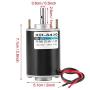 XD-3420 DC Electric Motor, 12V High Speed Permanent Magnet DC Motor, Mini Electric Gear Motor, Low Noise, Low Loss, for Grinding Machine, Medical Equipment, Small Cutting Bench (12V 3000RPM)
