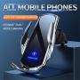 KERNKLENPP Car Wireless Charger Phone Holder,Intelligent Sensing,Fully Automatic 15w Fast Charging,Car Mount Air Vent Mount for iPhone13/ 12/11/X /8/8series,Samsung S Series/Note Series and More (RD)