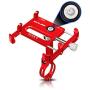 DS. DISTINCTIVE STYLE Aluminum Universal Bike Phone Mount for 31.8 mm Handlebar 360 Degree Rotatable Motorcycle Phone Holder Adjustable Cycling Phone Mount - Red