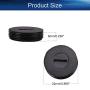 Heyiarbeit Carbon Brush Holder Caps 22mm O.D. 6mm Thickness Electric Motor Brush Cover Plastic Fitting Thread Black 10pcs