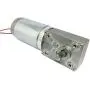 BEMONOC Small DC Worm Gear Motor 24V High Torque 50RPM Output Shaft 8MM for DIY Parts