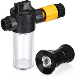 Boat Engine Flush Mixer and Garden Hose Nozzle Water Hose Mixer for Salt Remover Solution Ideal to Flush Outboard and Inboard Engines Connects with Garden Hose, Spray Nozzle, Engine Flusher
