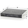 MANN-FILTER CUK 1919 Cabin Air Filter - Pollen Filter with Activated Carbon