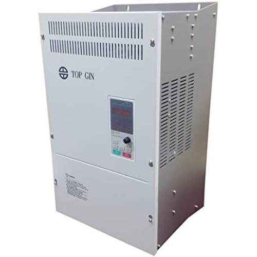 TOP GIN New General Purpose Inverter Variable Frequency Motor Drive VFD 30KW 40HP 220V 105A Knob Operated Control For Spindle Motor Speed Control With English Operation Manual (VFD-30KW 220V)