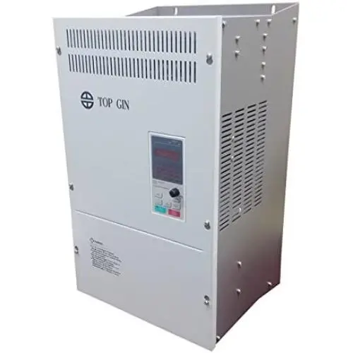 TOP GIN New General Purpose Inverter Variable Frequency Motor Drive VFD 30KW 40HP 220V 105A Knob Operated Control For Spindle Motor Speed Control With English Operation Manual (VFD-30KW 220V)