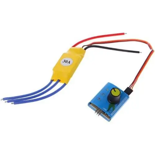 Davitu Motor Controller - DC12V 30A High-Power Brushless Motor Speed Controller DC 3-phase Regulator PWM
