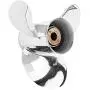 Qiluprop OEM Upgrade 10 1/2 x 13 (13 Spline) Upgrade Stainless Steel Outboard Motor Propeller Fit Mercury Engine 30-70 HP,48-855858A46,RH