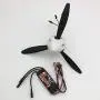 Vehicles-OCS 1060 10x6x3 Blade Propeller with Motor ESC Power System for RC Scale Airplane DIY - (Color: Pro Spin Motor esc 4)