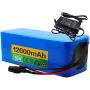 Wnicek 36V E-Bike Lithium Battery 12Ah 10S 4P Li-Ion Electric Bicycle Battery Pack Rechargeable Battery Pack with 42V Charger Fits for 200W 250W 350W 500W Motor