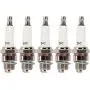 QAZAKY 5pcs Spark Plug Z4C for 49cc 50cc 66cc 70cc 80cc 2-Stroke Engine Motorized Bicycle Moped Scooter Yamaha JOG50 90 ZX50 DIO50 Suzuki AG100 QJ50 DX100 AX100 CJ750