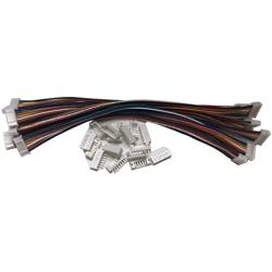 10 PCS 6 PIN JST PH Female Connector on Both Side - 200mm 1007 26 AWG & 20 PCS 6 PIN JST PH Male Connector