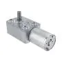Worm Geared Motor family 370 - Geared Motor Gearbox DC 6V to DC 24V, Reduction Gear Motor 2RPM to 375 rpm Reversible High Torque Turbo Worm Geared Motor