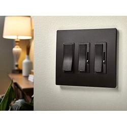 Legrand radiant 1.6A Fan Speed Control Light Switch,l Dark Bronze + Nickel, RHDH163PBCCCV4