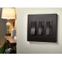 Legrand radiant 1.6A Fan Speed Control Light Switch,l Dark Bronze + Nickel, RHDH163PBCCCV4