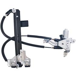 SONTIAN 748-228 Rear Left Driver Side Window Regulator W/Motor Assembly Compatible with 2002-2006 Escalade 2000-2006 Tahoe GMC Yukon