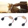 2Pcs LED Flash Strobe Controller, ABS Car Flasher Module for Motor Vehicles Electric Bicycles