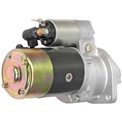 Rareelectrical NEW STARTER MOTOR COMPATIBLE WITH KOMATSU BACKHOE LOADER WB140-2 WBPS-2 WB140-2N YM129953-77010