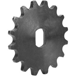 Alomejor Chain Sprocket Gear Electric Scooter Motor Engine 16 Tooth Sprocket Metal Chain Wheel for 12X17mm
