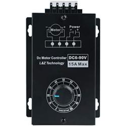 L&Z DC Motor Speed Controller PWM 6-90V 15A Brush Motor Adjustment Control Module 1000W 16kHZ