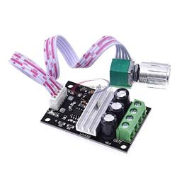 DC 6V 12V 24V 28V 80W 3A PWM Motor Speed Controller Adjustable Variable Speed Control with Extend Potentiometer On/Off Switch