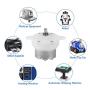 DC 12V Gear Motor High Torque Slow Speed Micro Electric Motor Gearbox 3 RPM 4mm Shaft Diameter
