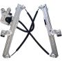 SONTIAN 741-579 Window Regulator Rear Passenger Side for 07-01 2002 Chevy silverado / 2002-2006 Escalade/Chevy Suburban/Avalanche/Yukon/Sierra with Motor 15135971