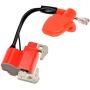 HIAORS Red Racing Ignition Coil with L7T Spark Plug for 2 Stroke 47cc 49cc Engine Kids Mini Moto Quad ATV 4 Wheeler Pocket Dirt Bike Minimoto Chopper Scooter GO Cart