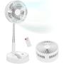 Portable Standing Fan with Remote Controller, 7.5